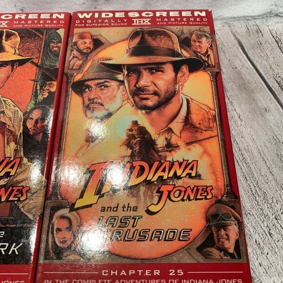 THE ADVENTURES OF INDIANA JONES Trilogy VHS - Chapters 23, 24 & 25 - Picture 8 of 12
